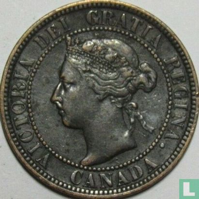 Canada 1 cent 1900 (zonder H) - Afbeelding 2