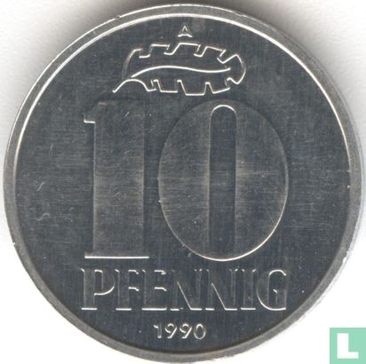 GDR 10 pfennig 1990 - Image 1