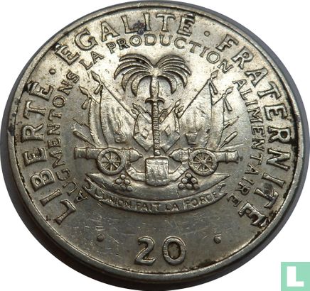Haïti 20 centimes 1975 "FAO" - Image 2
