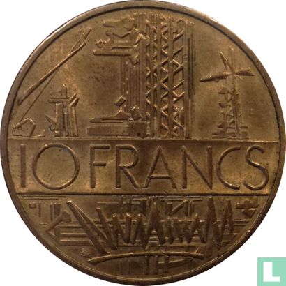 France 10 francs 1984 - Image 2