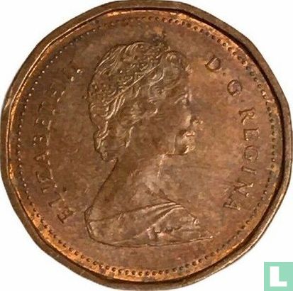 Canada 1 cent 1985 (blunt 5) - Image 2