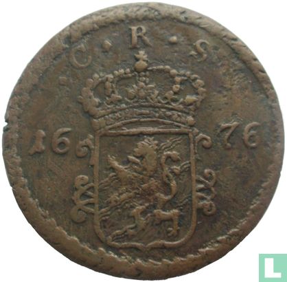 Suède 1 öre S.M. 1676 - Image 1