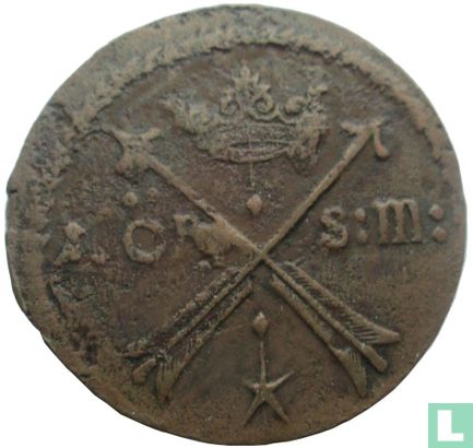 Suède 1 öre S.M. 1676 - Image 2
