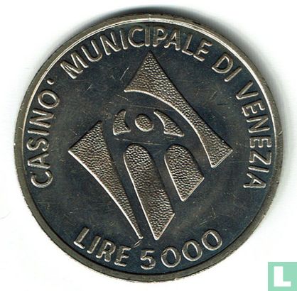 Italië 5000 Lire - Casino Municipale Venice - Afbeelding 1