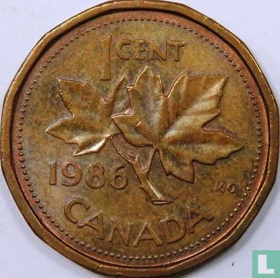 Canada 1 cent 1986 - Image 1
