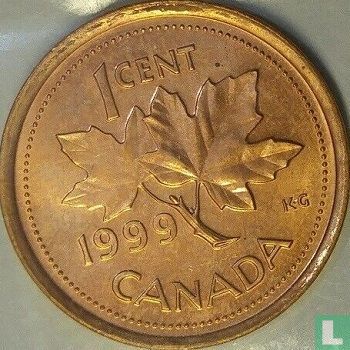 Canada 1 cent 1999 (copper-plated zinc - with P) - Image 1