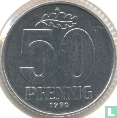DDR 50 pfennig 1990 - Afbeelding 1