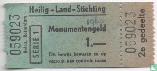 Heilig Land Stichting Monumentengeld