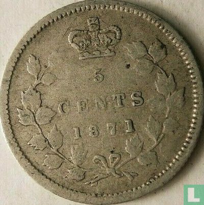 Canada 5 cents 1871 - Afbeelding 1