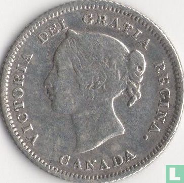 Canada 5 cents 1880 - Image 2