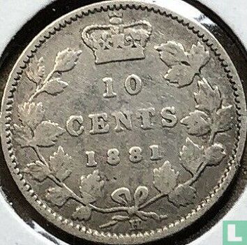 Canada 10 cents 1881 - Image 1
