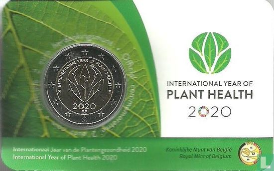 België 2 euro 2020 (coincard - NLD) "International year of plant health" - Afbeelding 1
