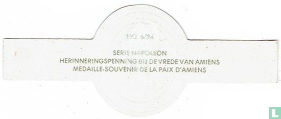 Médaille-souvenir de la paix d'Amiens - Image 2
