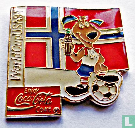 Worldcup USA '94 Coca-Cola (vlag Noorwegen)