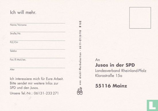 108 - SPD "Rote karte den Schwarzen" - Afbeelding 2