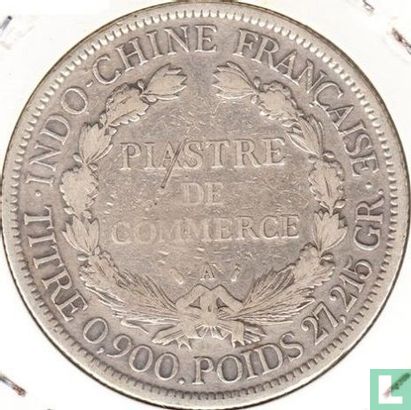 Indochine française 1 piastre 1886 - Image 2