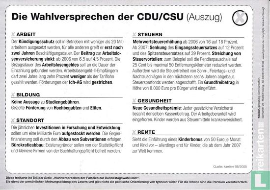 Bundestagswahl 2005 - CDU/CSU - Afbeelding 2