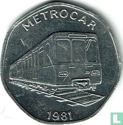 Verenigd Koninkrijk 20 pence 1981 - Metrocar 1981 - Bild 1