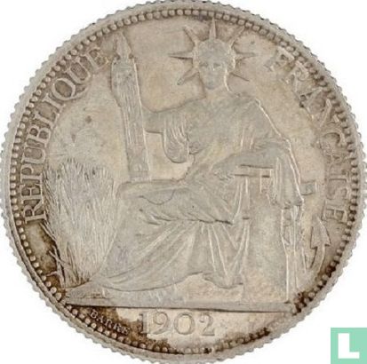 Indochine française 20 centimes 1902 - Image 1