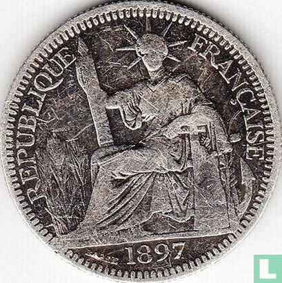 Indochine française 10 centimes 1897 - Image 1