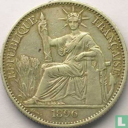 Indochine française 50 centimes 1896 - Image 1