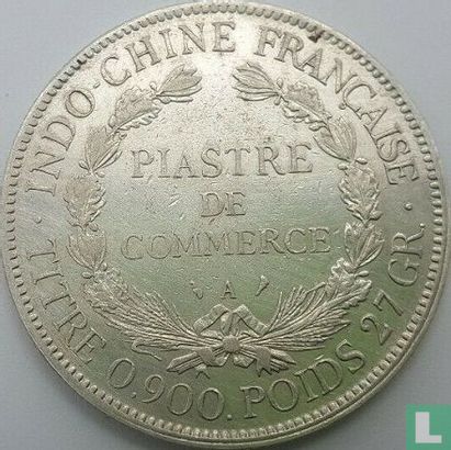 Indochine française 1 piastre 1913 - Image 2