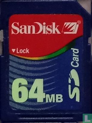 SanDisk SD Card 64 Mb - Afbeelding 1
