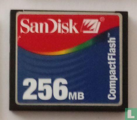 SanDisk CompactFlash kaart 256 Mb - Afbeelding 1