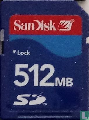 SanDisk SD Card 512 Mb - Afbeelding 1