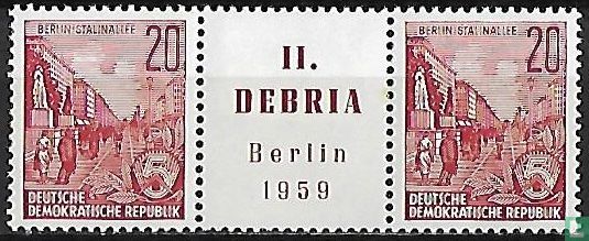 2. Briefmarkenausstellung DEBRIA