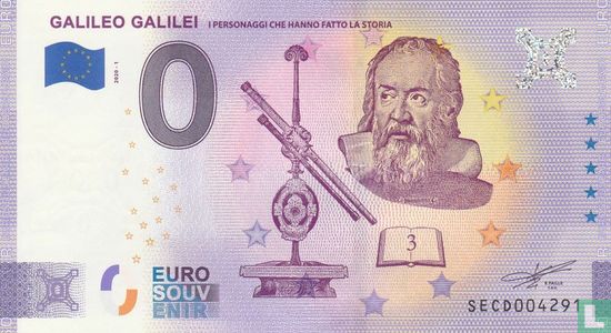 SECD-1b Galileo Galilei Personages die geschiedenis schreven - Afbeelding 1