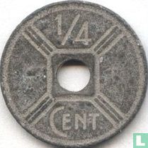 Indochine française ¼ centime 1943 - Image 2