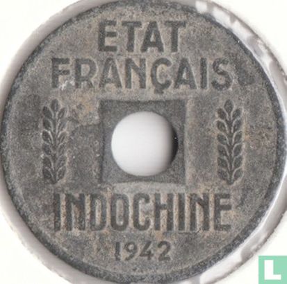 Indochine française ¼ centime 1942 - Image 1