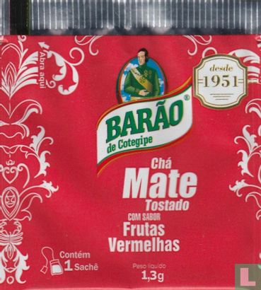 Chá Mate Tostado com sabor Frutas Vermelhas - Afbeelding 1