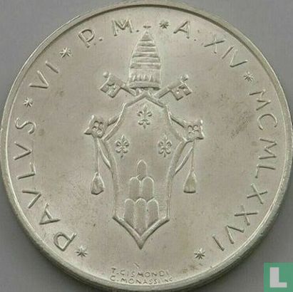Vaticaan 500 lire 1976 - Afbeelding 1