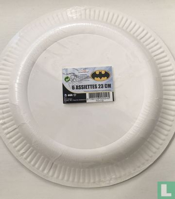 Set van 6 papieren Batman borden - Afbeelding 2