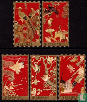 Qing-dynastie borduurwerk