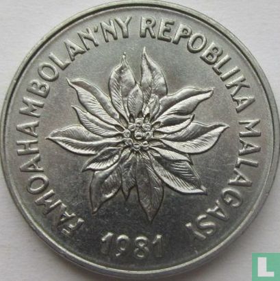 Madagaskar 5 Franc 1981 - Bild 1