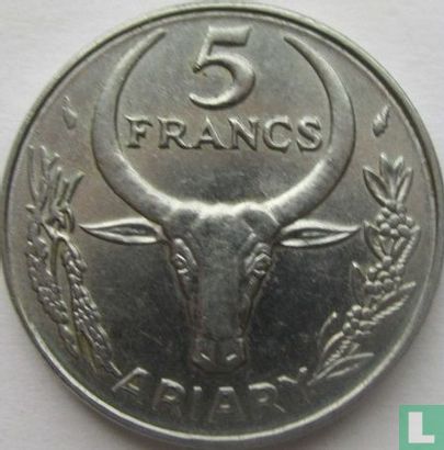Madagaskar 5 Franc 1981 - Bild 2