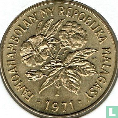 Madagaskar 20 Franc 1971 "FAO" - Bild 1