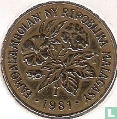 Madagascar 20 francs 1981 "FAO" - Image 1