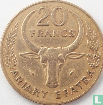 Madagascar 20 francs 1979 "FAO" - Image 2