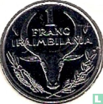 Madagaskar 1 franc 1982 - Afbeelding 2