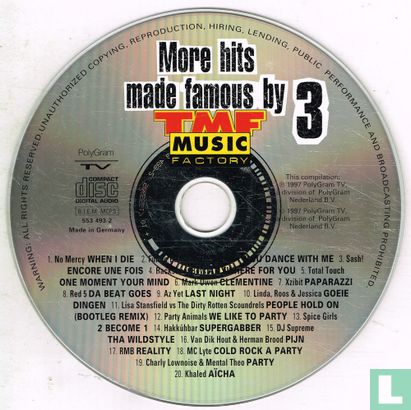 Hits made famous by The Music Factory 3 - Afbeelding 3