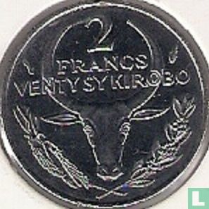 Madagaskar 2 francs 1983 - Afbeelding 2