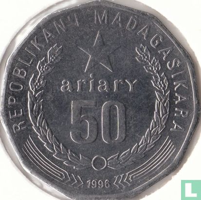 Madagascar 50 ariary 1996 - Image 1