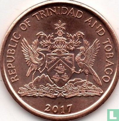 Trinidad and Tobago 5 cents 2017 (copper-plated steel) - Image 1