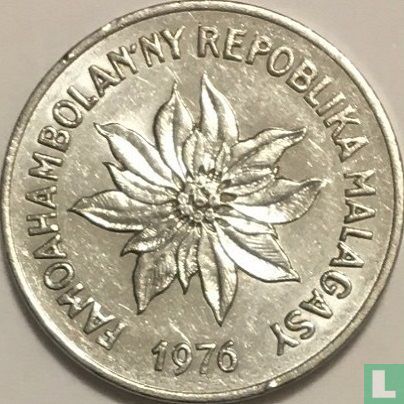 Madagaskar 2 francs 1976 - Afbeelding 1
