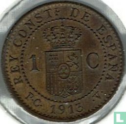 Spain 1 centimo 1913 - Image 1