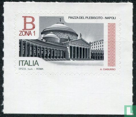Piazza del plebiscito, Napels - Afbeelding 1